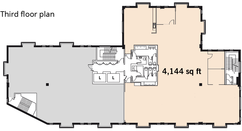 OneSixSix third floor plan